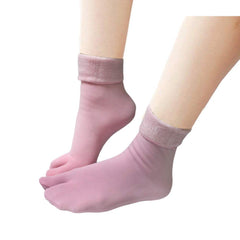 Winter Cute Thermal Snow Fur Socks - Pack of 6