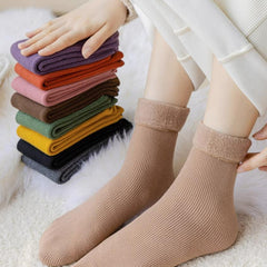 Premium Soft Fur Thermal Thick Warm Breathable Women Winter Socks