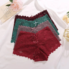 Floral Solid Breathable Women Panties