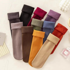 Premium Soft Fur Thermal Thick Warm Breathable Women Winter Socks