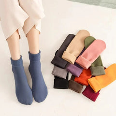 Premium Soft Fur Thermal Thick Warm Breathable Women Winter Socks